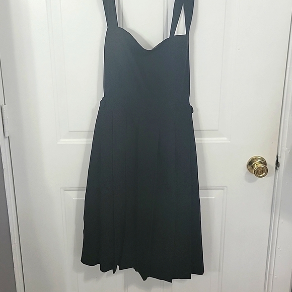 NWOT Modcloth Overalls Pleated Dress - Size 2x - Picture 4 of 6